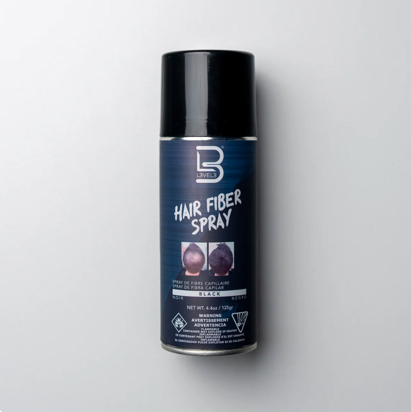 BLACK HAIR FIBER SPRAY