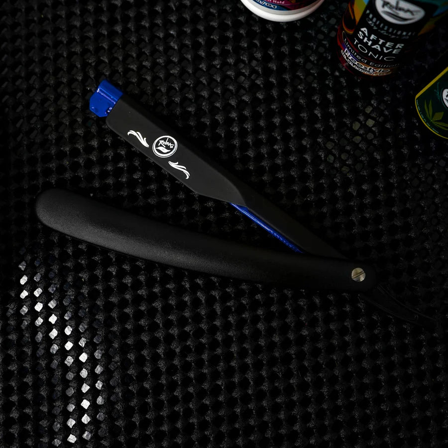 CLASSIC MATTE BARBER RAZOR HOLDER BLUE