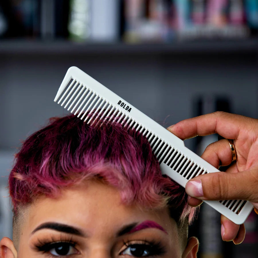 CUTTING CARBON-FIBER COMB WHITE